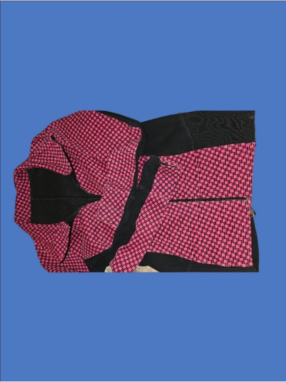 4/$97 Deal! Lululemon Pink and Black Patterned Full-Zip Hoodie